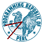 Programming Republic of Perl camel with clock hacked on top